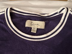 Karl Kani Y2K Short Sleeve Blue Crewneck T-Shirt Vintage Mens 2XL EUC