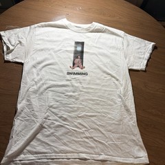 Mac Miller Swimming Tour T-Shirt Men’s Medium White Band Rap Album Concert 2018