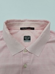 Nike Mens Polo Shirt Light Purple Golf Dri-FIT Plaid XL Regular