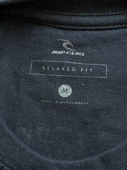 RIP CURL Navy Blue Front and Back Graphic T Shirt Men’s Size Medium