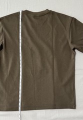 UNIQLO AIRism Cotton Oversized T-Shirt | Half-Sleeve Brown Size L