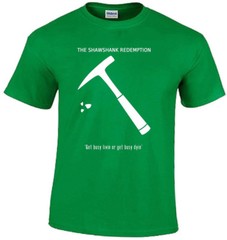 The Shawshank Redemption v5 T shirt red green olive black poster all sizes S-5XL