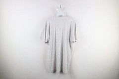 Vintage 90s Streetwear Mens XL Blank Short Sleeve Pocket T-Shirt Heather Gray