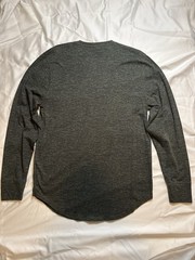 Hollister Must-Have Collection Men’s L Gray/green Heathered Logo Crew Neck Tee
