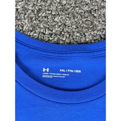 Under Armour Mens XXL Blue Basketball Graphic Loose Fit Short Sleeve T-Shirt