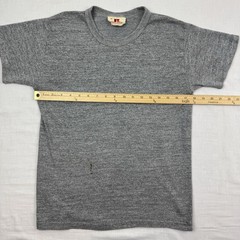 Vintage Russell Athletic 1970s T Shirt Adult Medium Heather Gray Tri Blend USA