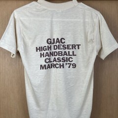 Vintage Medium 1970s Mayo Spruce T Shirt Colorado High Desert Handball 1979