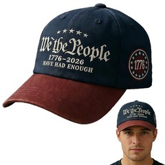 We The People Baseball Cap Have Had Enough 1776 Badge Hat Adjustable for Men …