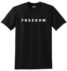 FREEDOM Charlie Kirk T Shirt tribute Christian america jesus god free speech NEW