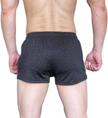 Men’s Bodybuilding Shorts 3 Inch Inseam Workout Large/3″ Inseam, Black