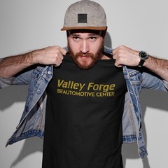 Valley Forge Automotive Center – funny auto costume humor show Xs-5x Soft Tshirt