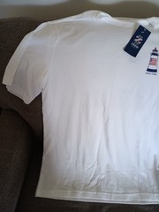 NWT IZOD TSHIRT SIZE LT WHITE COASTAL CLASSIC LIGHTHOUSE GRAPHIC TEE,,NWT,,LOOK