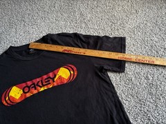Oakley Men’s L Regular Black Crew Neck Short Sleeve Logo Graphic Print Tee