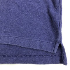 Vintage Dockers Long Sleeve Polo Shirt Large Purple Grunge Skate Distressed