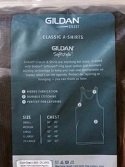GILDAN SELECT Classic A Shirts Ribbed Tank Assorted Colors 5 Pack Size 2XL