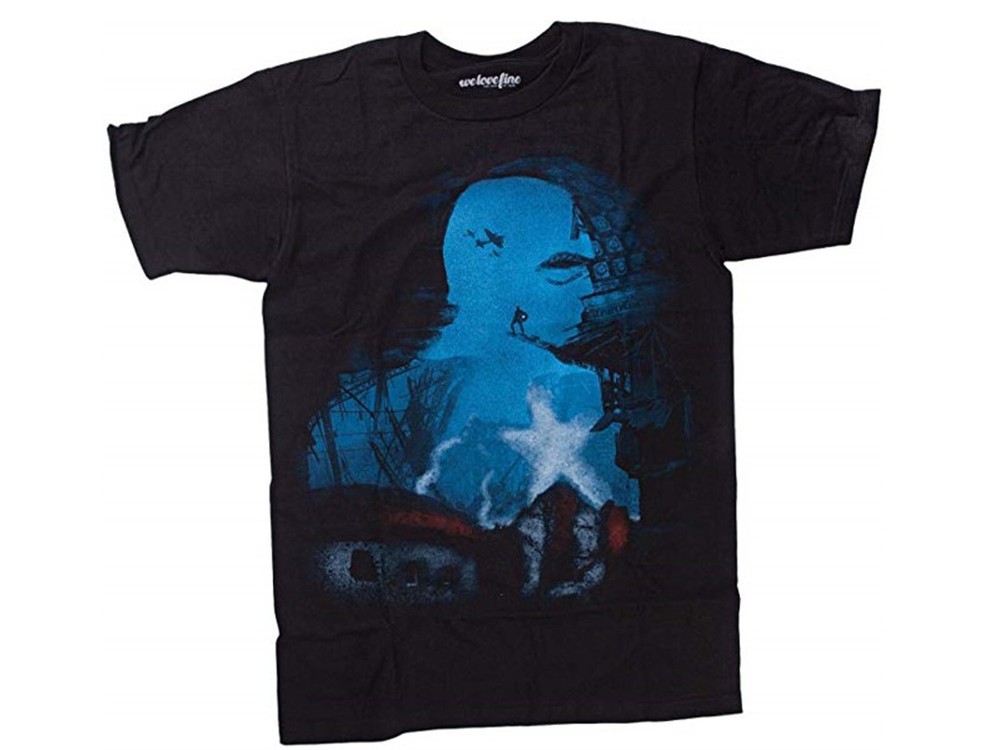 Marvel Captain America Composite Men’s Black T-Shirt NEW