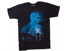 Marvel Captain America Composite Men’s Black T-Shirt NEW