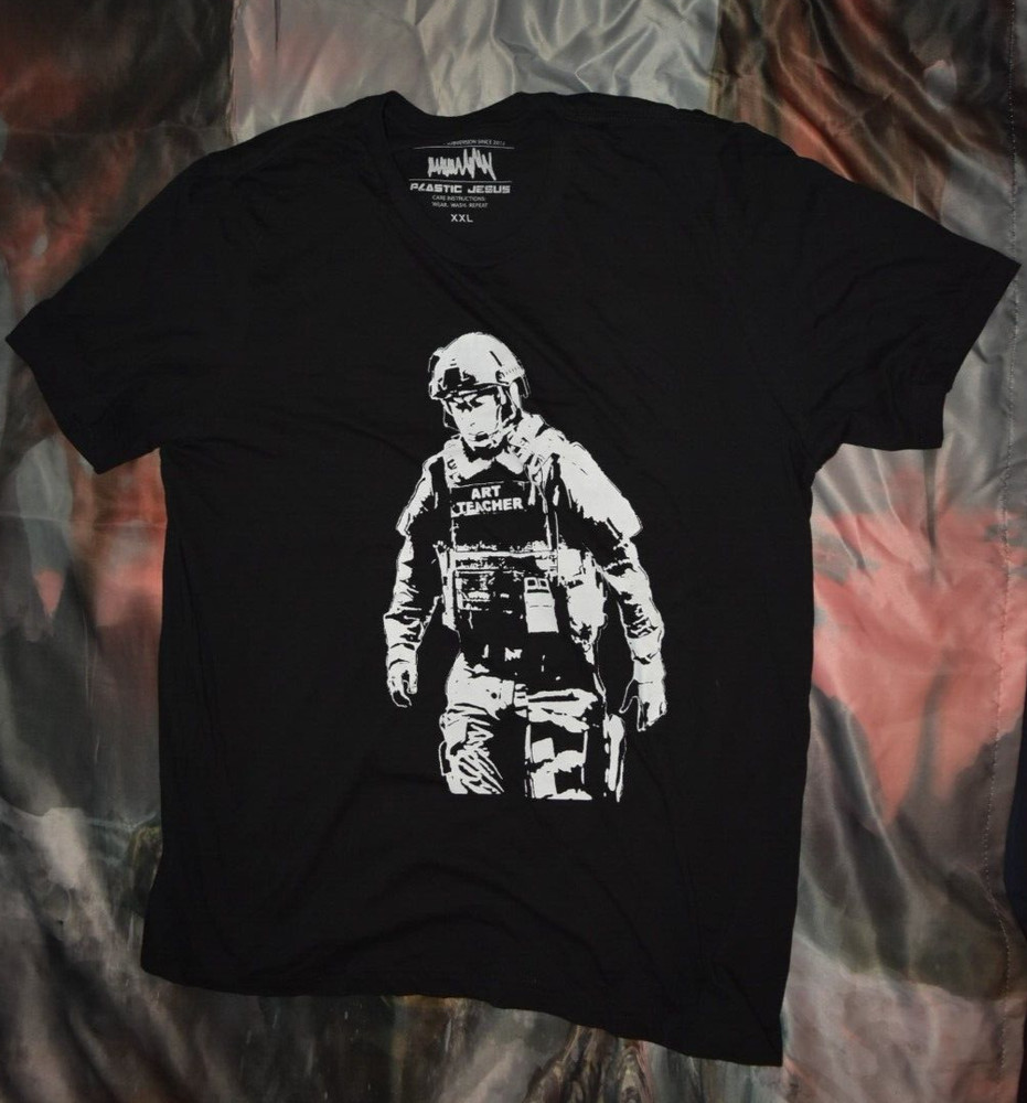 Plastic Jesus Art Teacher GENUINE T-Shirt XXL