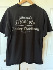 Harley Davidson T Shirt Size Large Clown Black Vintage Y2K Grunge Hip Hop
