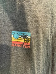 HANG TEN vintage surfwear t shirt single stitch Y2K XX-Large 2XL billabong XXL