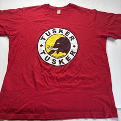 Tusker Shirt Beer shirt East African Breweries Made In Kenya Men Sz XL Elephant