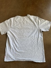 Levi’s 501 Men’s Embroidered T Shirt Gray Size Medium Short Sleeve Cotton Tee M