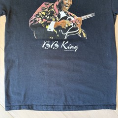 Vintage BB King Shirt Medium Black 2001 Mowtown Jazz Soul Music Memphis