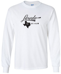 Laredo Texas T-Shirt State Long Sleeve Graphic Tees Unisex apparel Design