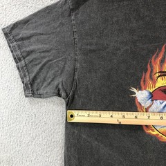 Doja Cat Shirt Mens Medium Black Planet Her Tour Tee Rap Hip Hop Graphic Flame