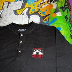 Vintage Big Dogs henley long sleeve