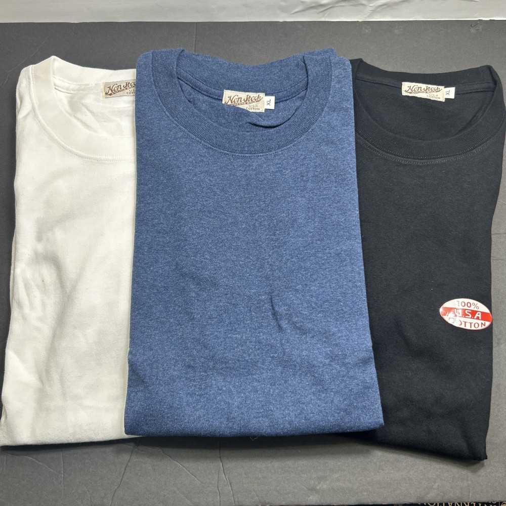 Bronson Non Stock Tubular T-Shirt-XL,white,denim blue and black lot of 3!!