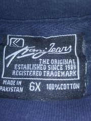 Vintage Karl Kani Men’s 6X Navy Blue Dice Logo Graphic Cotton T-Shirt~Y2K~pz