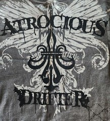 RawBlue Atrocious Drifter Doublesided Textured T-Shirt Size M New Without Tags