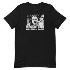WOLFMAN JACK Artwork Graphic Tee Shirt Unisex t-shirt