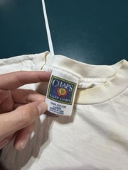Vtg Chaps Ralph Lauren Single Stitch Pocket T Shirt Large Made In USA 90s Flaws
