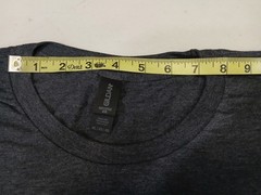 Gildan Men’s Softstyle CVC Stylish Casual Plain T-Shirt Black Mist Size 4X Only