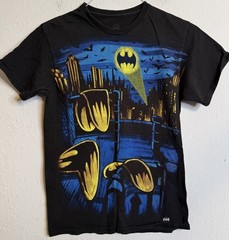 Batman T-shirt Men’s Small Salvador Dali Art DC Comics Movie Tee