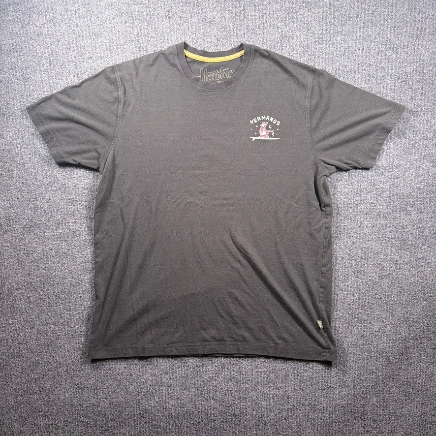 Howler Bros T-Shirt Mens XL Charcoal Grey Hermanos De Howler Graphic