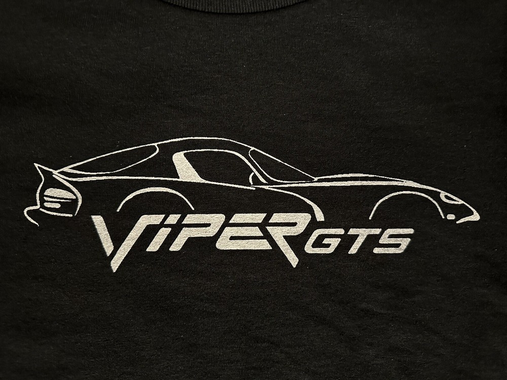 Dodge Viper GTS T Shirt SRT V10 American Exotic Sports Car 96 97 98 99 00 01 02