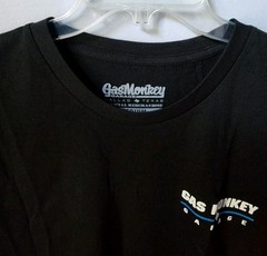 Gas Monkey Thin Blue Line Flag Tee Size Medium T-shirt New In Package