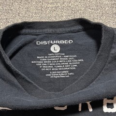 Disturbed Band T Shirt Mens Large Black The Sickness 25th Anniversary Tour 2025