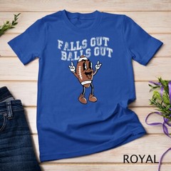 Retro Falls Out Balls Out Football Vintage Thanksgiving Unisex T-shirt