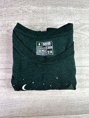 5518 Designs Mens 2XL Short Sleeve Shirt Cabin Life Dark Green