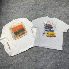 Vtg Graphic shirts Promo Funny Cartoons Sport Destinations Harley Lot Of 12 L/XL