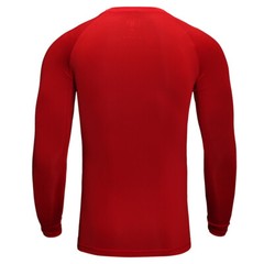 Men Thin Long Sleeve Underwear Johns Winter Sport Basic Crew Tops Shirt No Plush