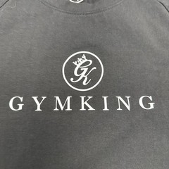 GymKing Logo T-Shirt Sz XL Men’s Black Workout Gym Hydrox Crossfit Short Sleeve