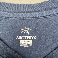 Arc’teryx T-Shirt Men XL Blue Graphic Logo Short Sleeve Cotton