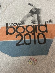 2010 SNOW BOARD – Vancouver OLYMPICS USA (Large) T-Shirt