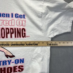 Betty Boop T Shirt Size 2XL 18-20 Made In USA Y2K When I Get Tired of Shopping