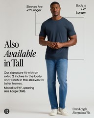 True Classic Mens T-Shirts – Short Sleeve Crew Neck T Shirts for Man, Cotton